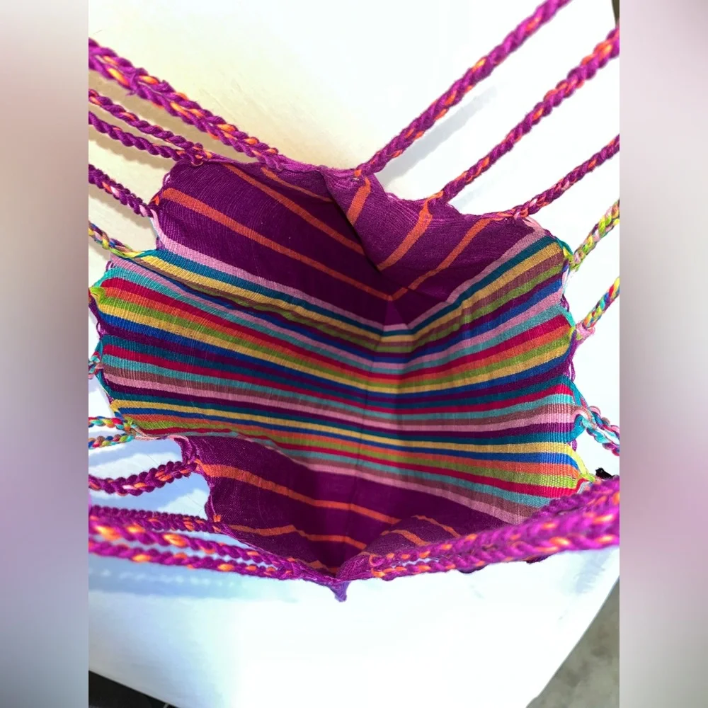 Colorful Striped Tote Bag - Picture 5 of 8